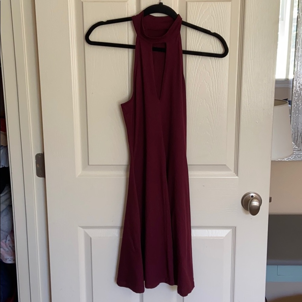 Maroon dress